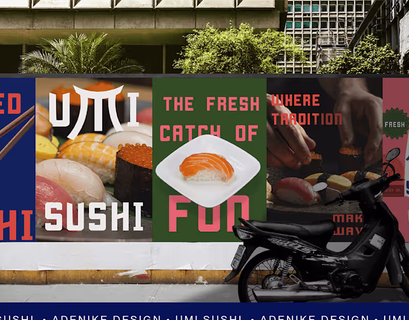 Cover image for Umi Sushi - Brand Identity design for a Sushi Brand