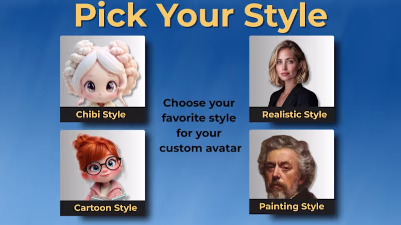 Cover image for Avatar Style Options (Choose Your Look)