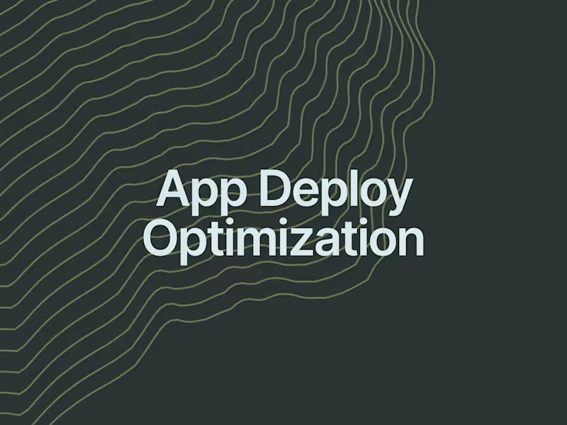 Cover image for Deploy Optimization