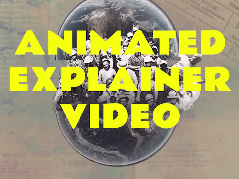 Cover image for Animated explainer video