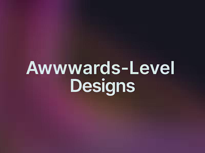 Cover image for From Brand to Browser: Stunning Web Experiences