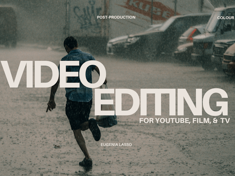 Cover image for Video Editing - YouTube, Film & TV
