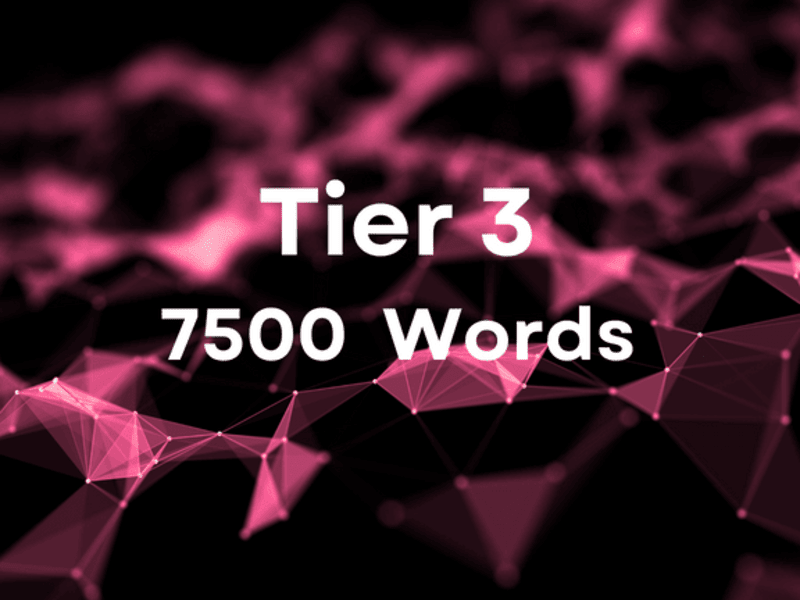 Cover image for 2500 - 7500 words / 1-2 days delivery