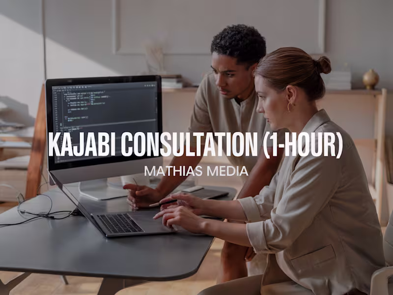 Cover image for Kajabi Consultation (1-Hour)