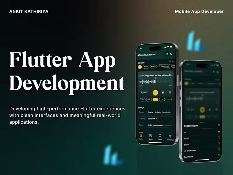 Cover image for Flutter Mobile App Development