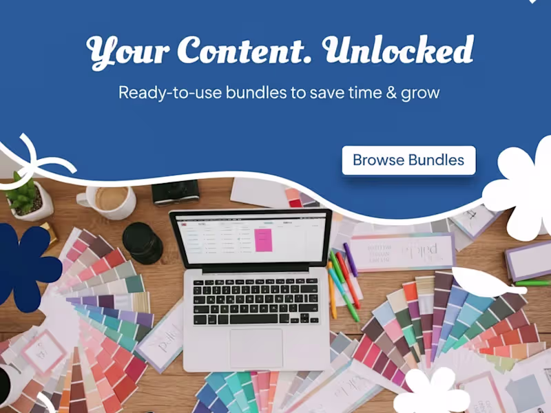 Cover image for 30-Day Social Media Content Pack (Kittl Designs + AI Captions)