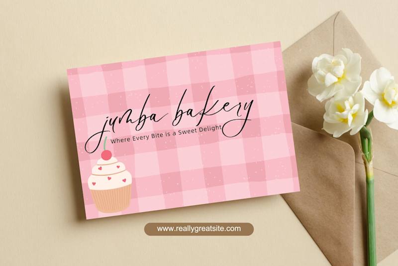 Cover image for Bakery Thank You Card