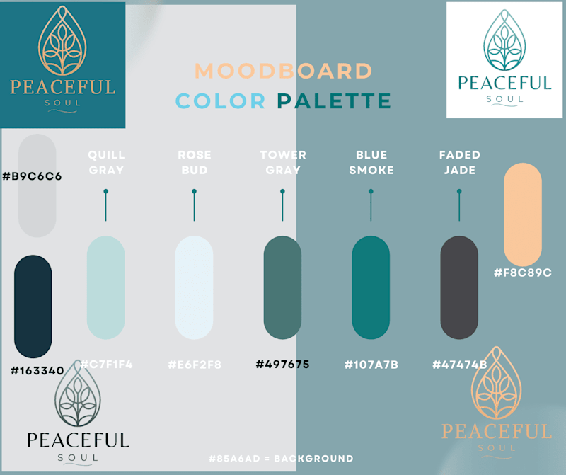 Cover image for Peaceful Soul Brand Development, Logo Design, Print Design
