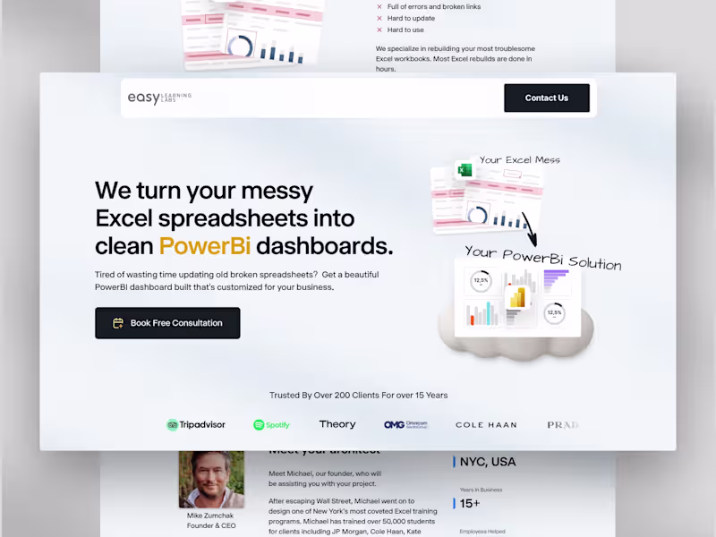 Cover image for Data Analyst Framer Website