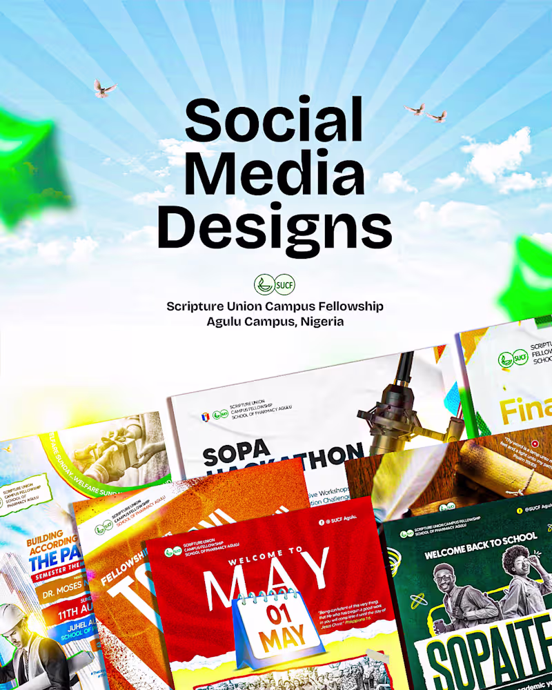 Cover image for Social Media Designs for SUCF NIGERIA