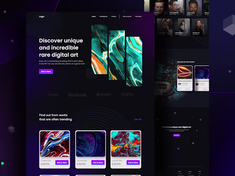 Cover image for NFT - Ui Design Template