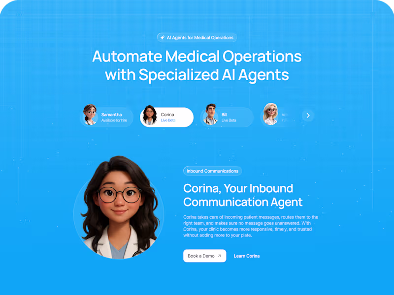 Cover image for Intelligent AI agents for healthcare admin automation