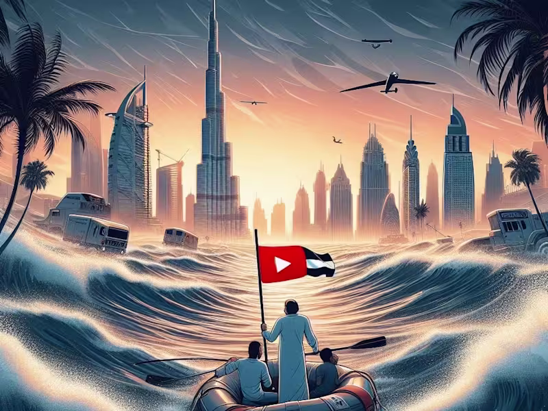 Cover image for Script of Dubai storm