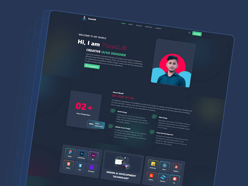 Cover image for Portfolio UI Design