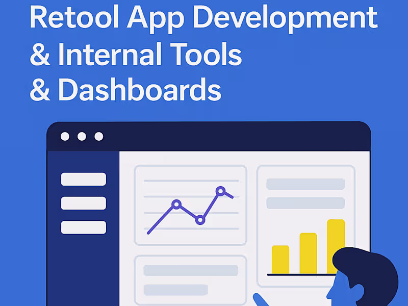 Cover image for Retool App Development | Internal Tools & Dashboards
