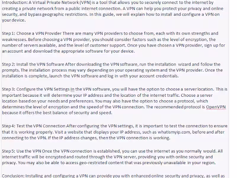 Cover image for How to Install and Configure a Virtual Private Network (VPN)
