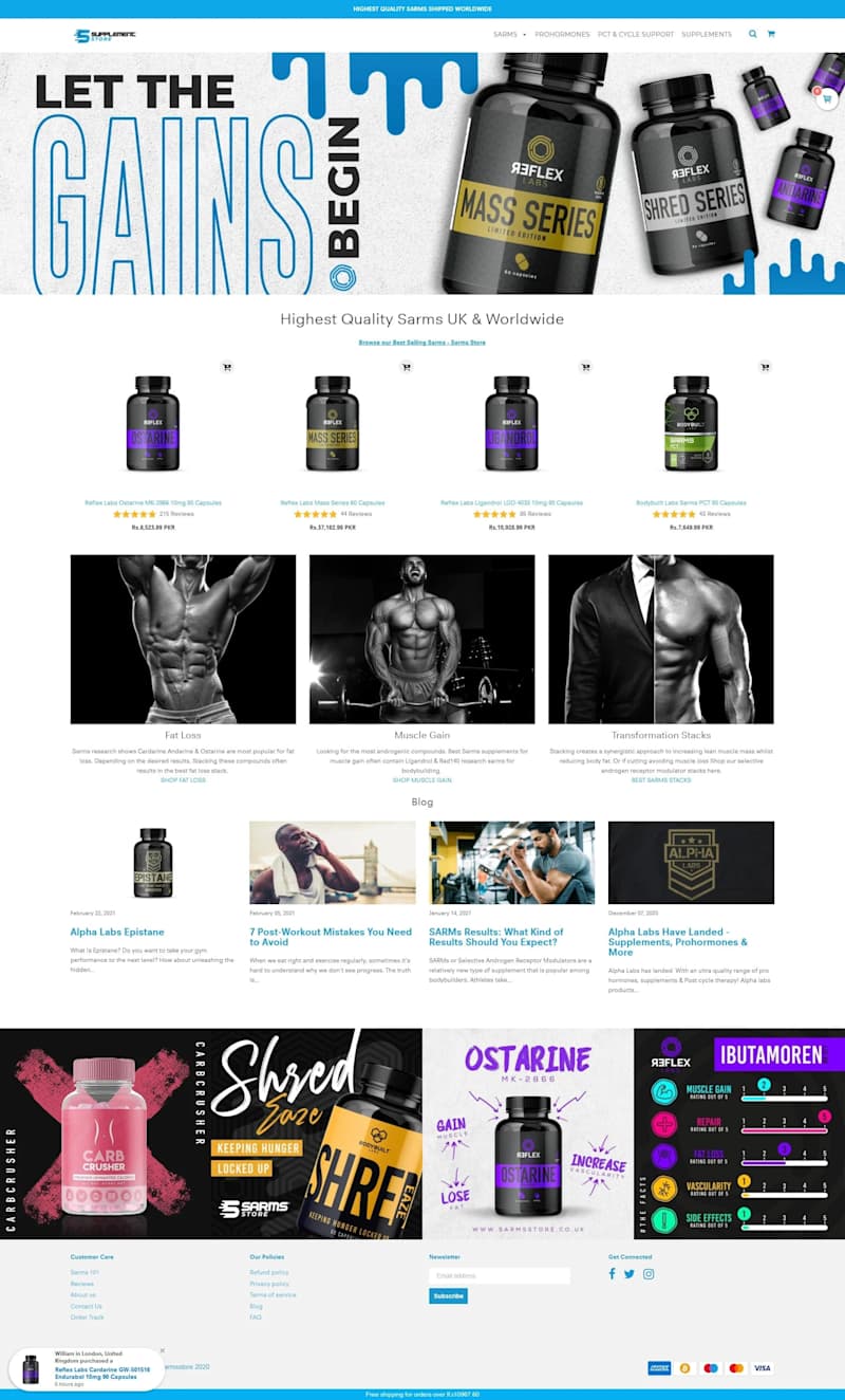 Cover image for SARMS Store UK