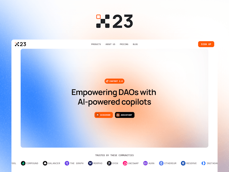 Cover image for x23 - Make better DAO decisions, faster.