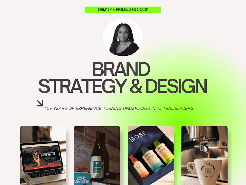 Cover image for Brand Identity Strategy & Design,  with Marketing Assets