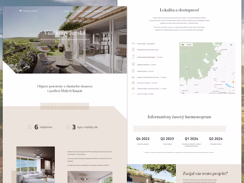 Cover image for Web Design & Brand Identity for Viladomy Jurska