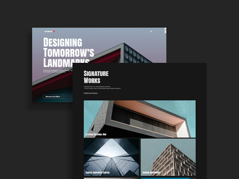 Cover image for ArcNova Framer Template