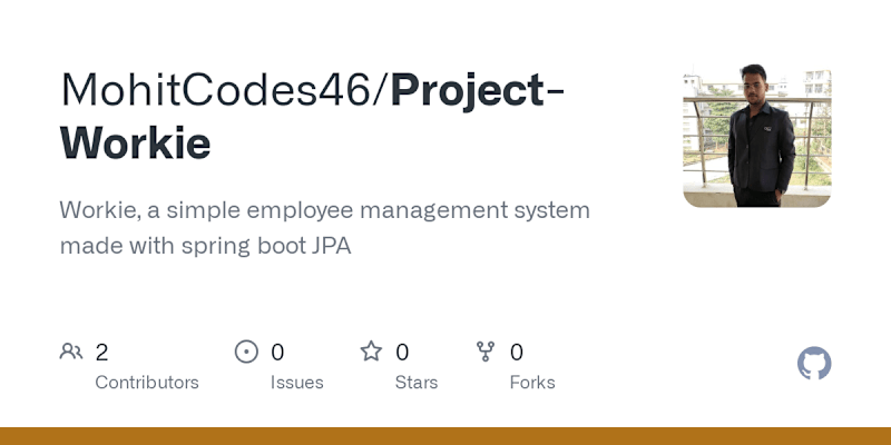 Cover image for Workie - Employee Management System Development
