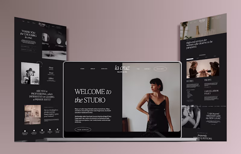 Cover image for Wix Salon and Spa Website