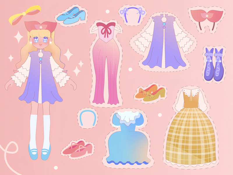 Cover image for Interactive Paper Doll 