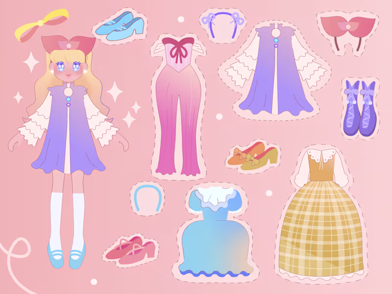 Cover image for Interactive Paper Doll 