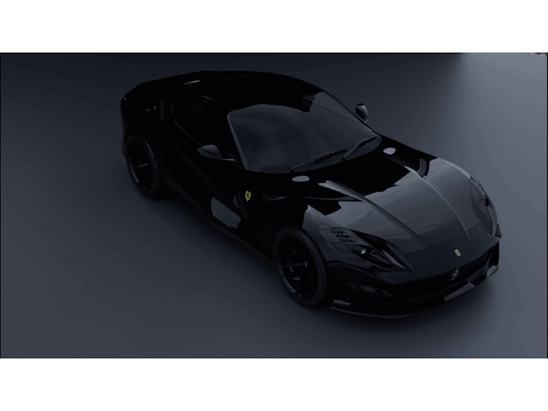 Cover image for FERRARI 812 SUPERFAST COMMERCIAL IN 3D BLENDER