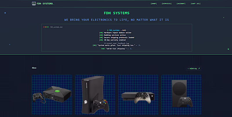 Cover image for FDH Systems is a full-stack,