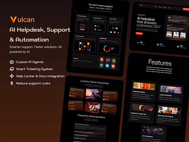 Cover image for Enhancing Vulcan's Helpdesk Platform (User Experience)