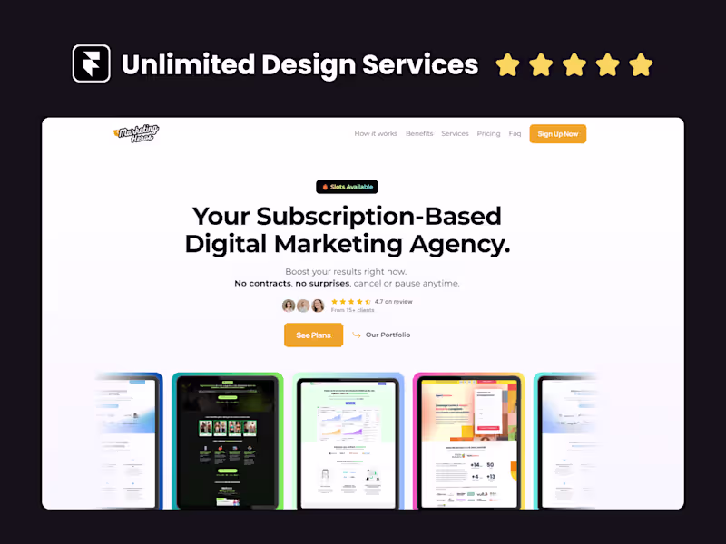 Cover image for Unlimited Design Services [ Framer, Thumbnails, Creatives ]