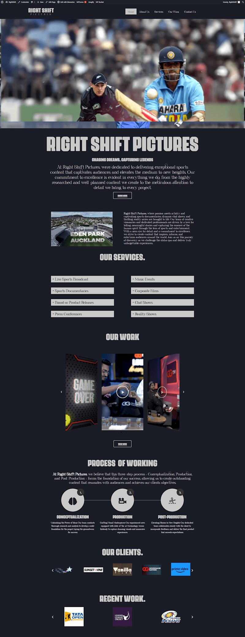 Cover image for Case Study: Right Shift Pictures - Elevating Sports Content to  