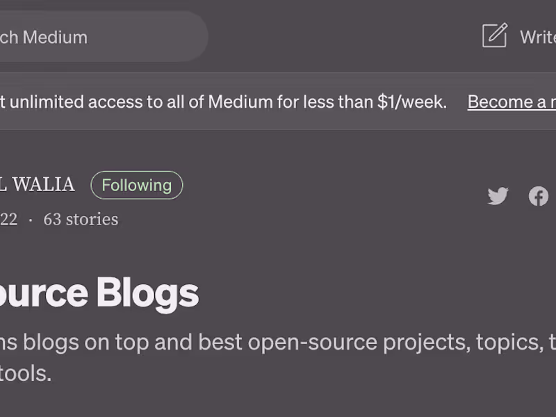 Cover image for List: Open-Source Blogs | Curated by MRINAL WALIA | Medium