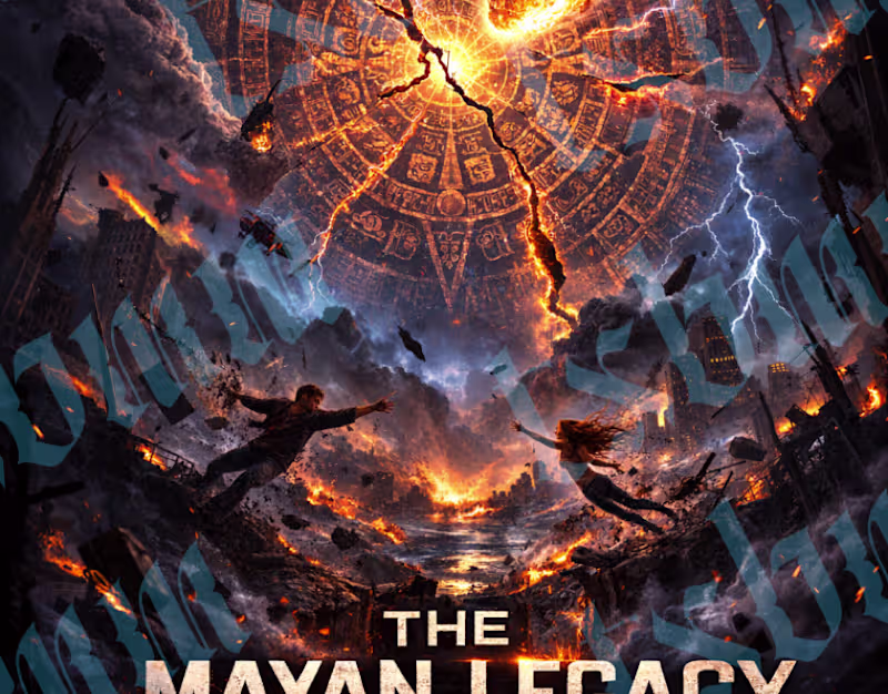 Cover image for The Mayan Prophecy Novel Art