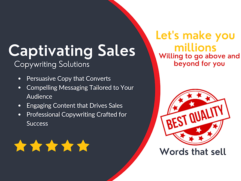 Cover image for Sales Copywriting Services