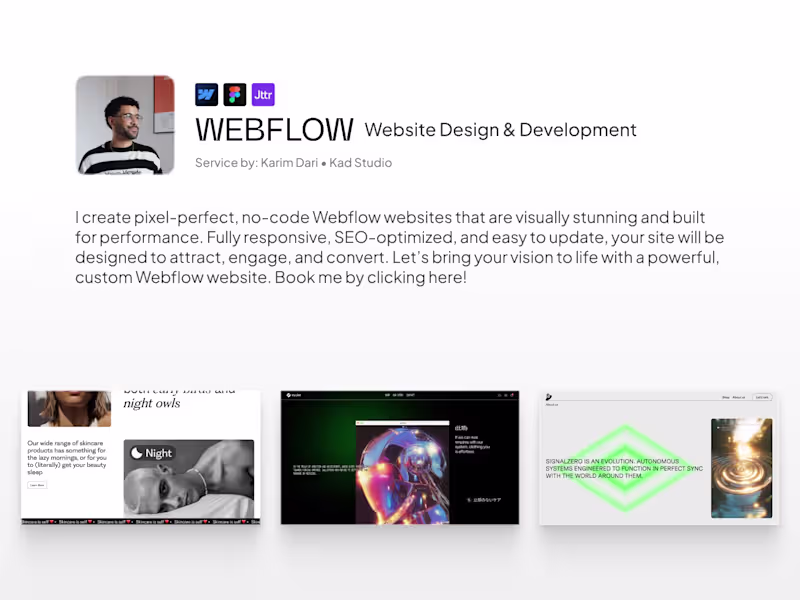 Cover image for Webflow | Website Design & Development