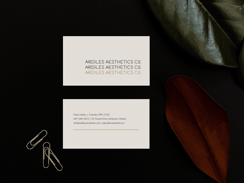 Cover image for Ardiles Aesthetics Co. Branding