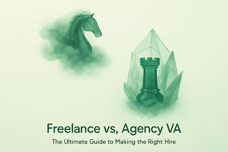Cover image for Freelance vs. Agency VA: The Ultimate Guide to Making the Right Hire