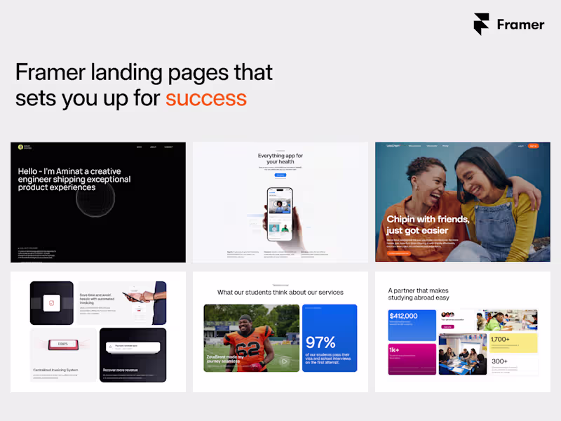 Cover image for Framer Landing Page (Design & Development)