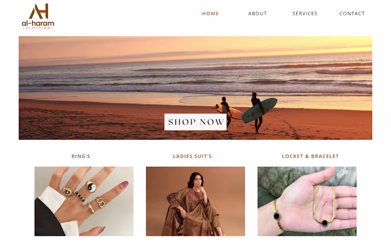 Cover image for Luxury E-commerce Fashion Store Setup.