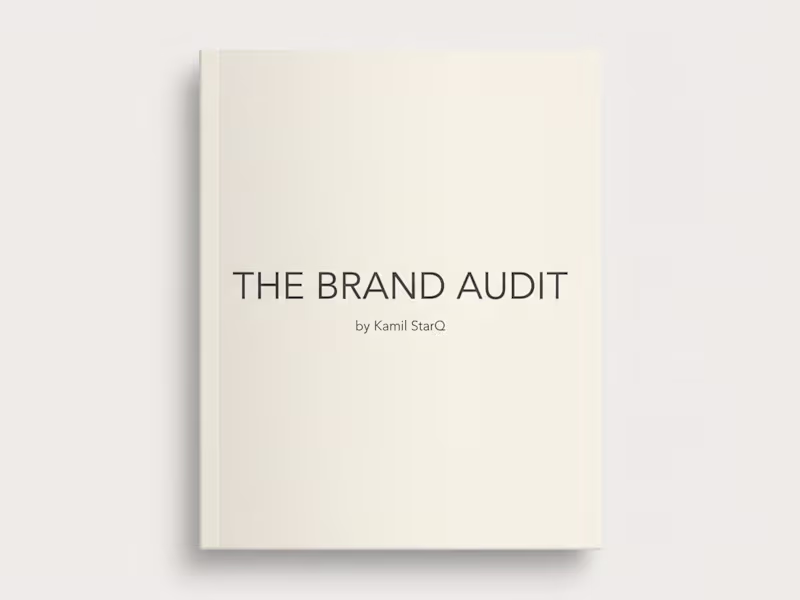 Cover image for THE BRAND AUDIT