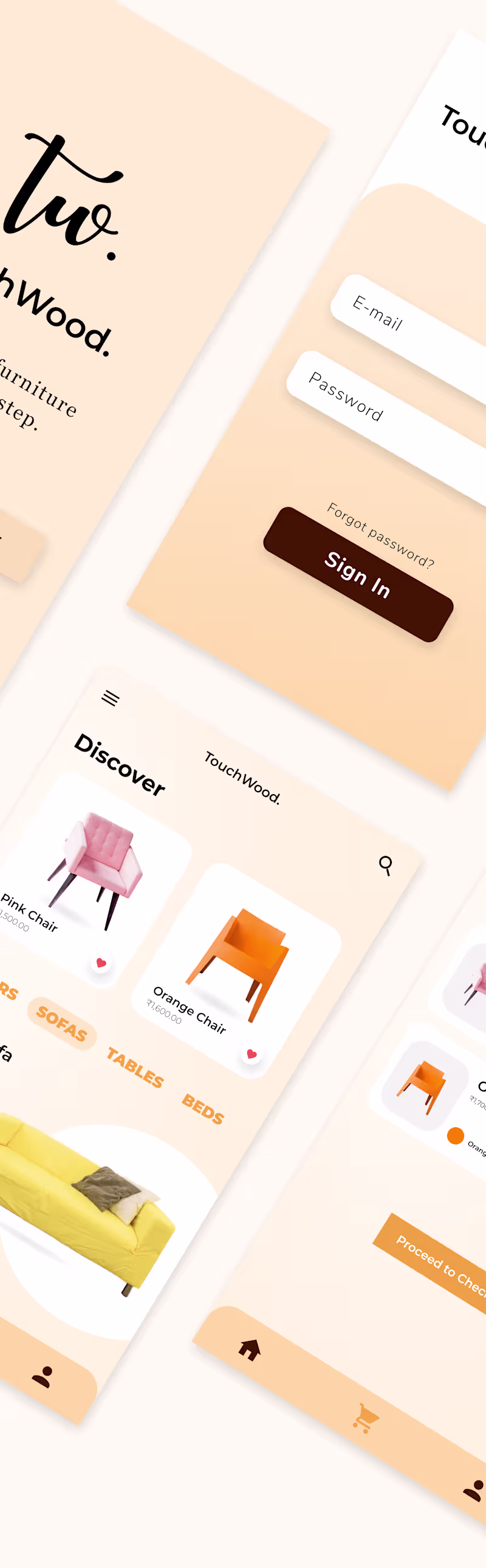 Cover image for Furniture E-commerce Store UI Design on Behance