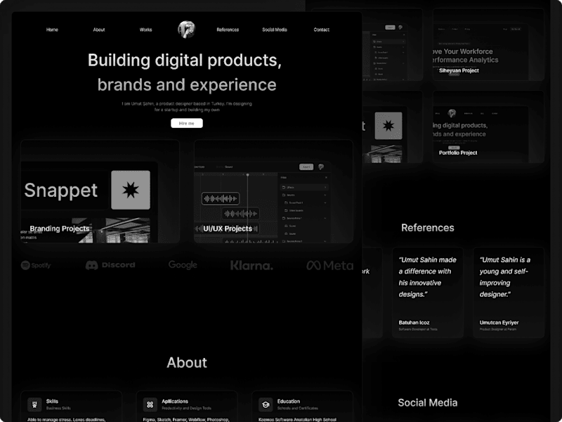 Cover image for Salvey ✹ Portfolio Template