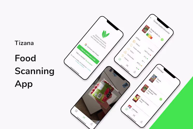 Cover image for Tizana - Food Scanning App