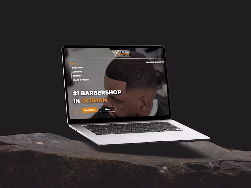 Cover image for INTHEVAULTCUTS🔥 – Website Redesign Case Study I redesigned ...