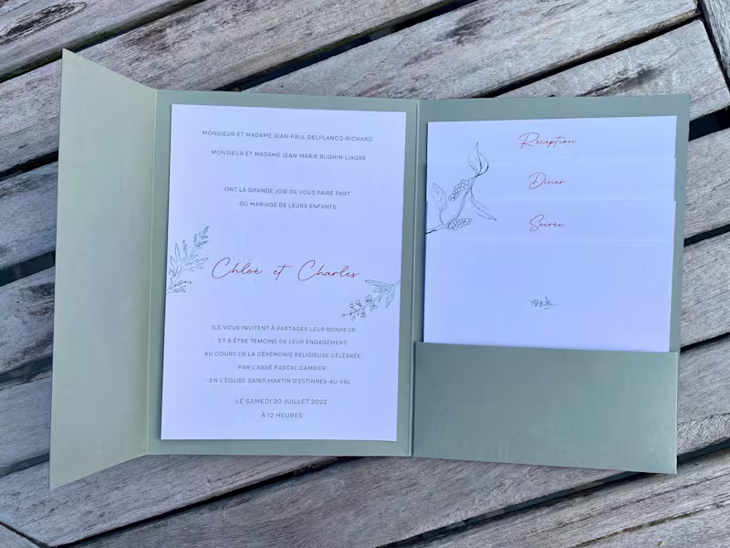 Cover image for Wedding invitation