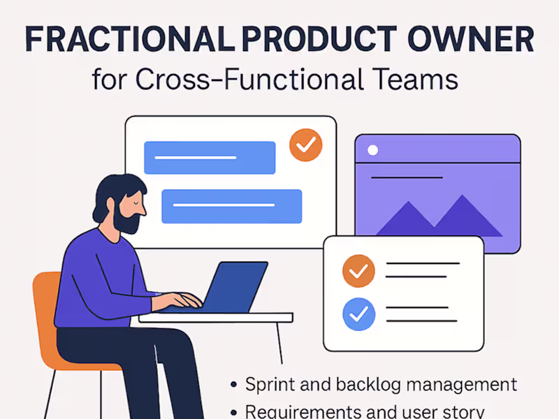 Cover image for Fractional Product Owner for Cross-Functional Teams