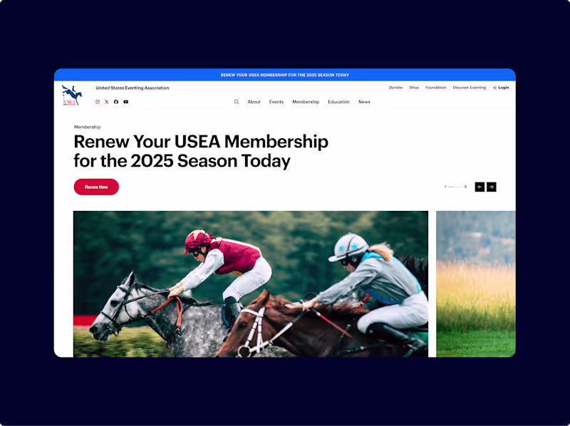 Cover image for United States Eventing Association